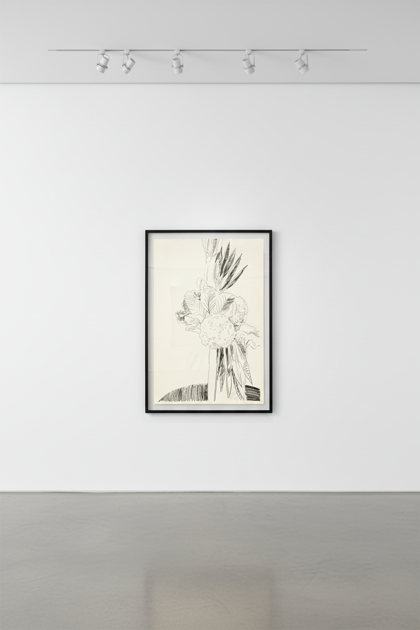 Andy Warhol - Flowers (Black and White) (FS II.100), 1974, Screen print on Arches paper and J. Green paper
Signed and numb...