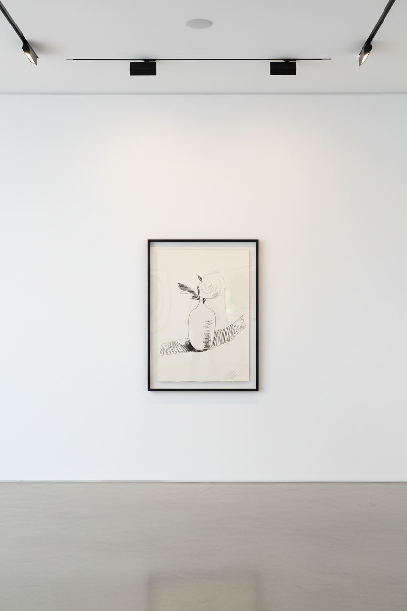 Andy Warhol - Flowers (Black and White) (FS II.101), 1974, Screen print on Arches paper and J. Green paper
Signed and numb...