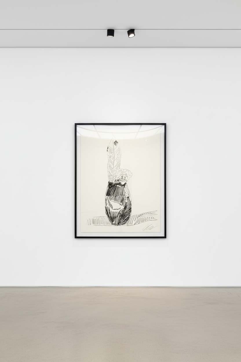 Andy Warhol - Flowers (Black and White) (FS II.105), 1974, Screen print on Arches paper and J. Green paper
Signed and numb...