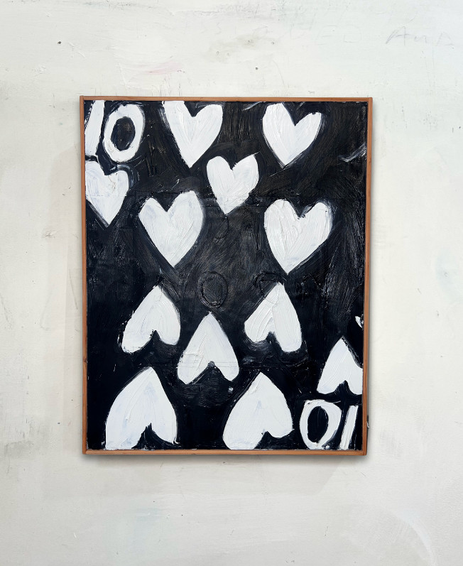 Eric Stefanski - 10 of Hearts, 2025, Oil on canvas