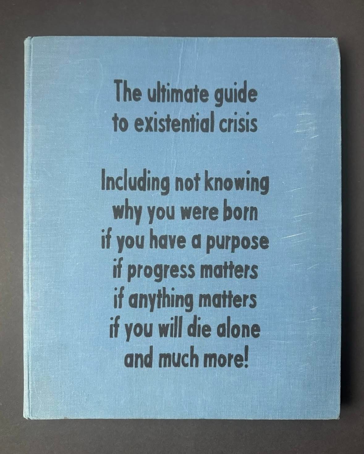 Johan Deckmann - Existential Crisis, 2025, Acrylic on Book