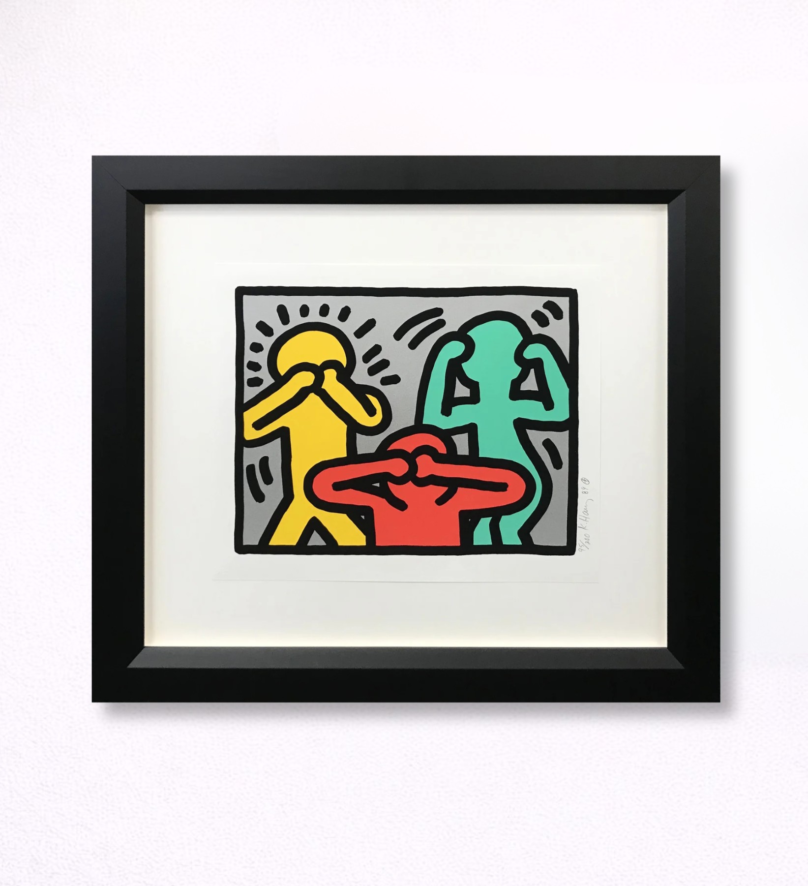 Keith Haring - Pop Shop III (C) (Littmann PP. 145), 1989, Silkscreen