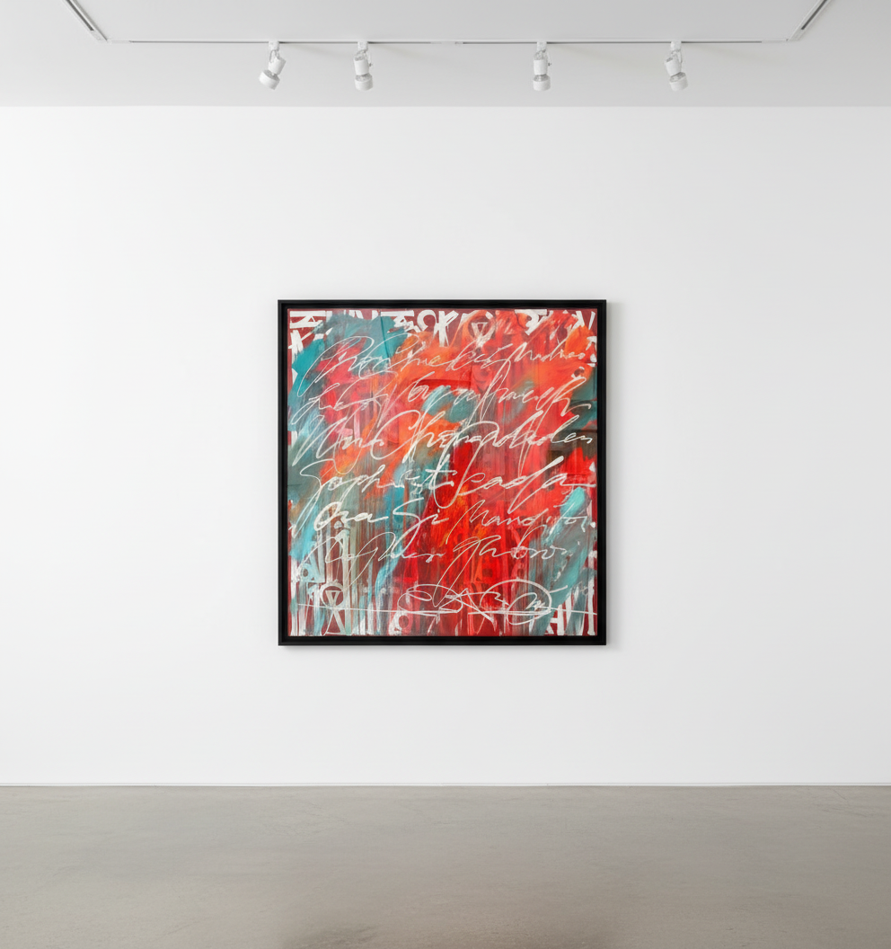Retna - Una Chingadera Sofisticada, 2018, Acrylic on canvas