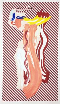 Roy Lichtenstein - Nude From Brushstroke Figures (C. 233), 1989, Lithograph