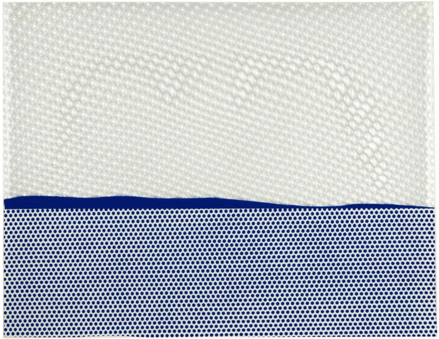 Roy Lichtenstein - Seascape No . 1  (C. 36), 1964, Screen print on transparent Rowlux