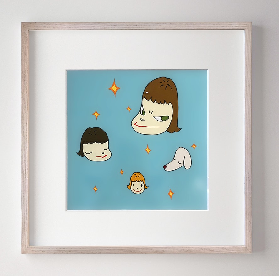 Yoshitomo Nara - Star Island, 2003, Silkscreen on paper