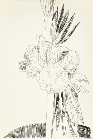 Andy Warhol - Flowers (Black and White) (FS II.100)