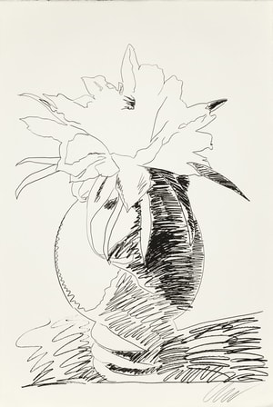 Andy Warhol - Flowers (Black and White) (FS II.104)