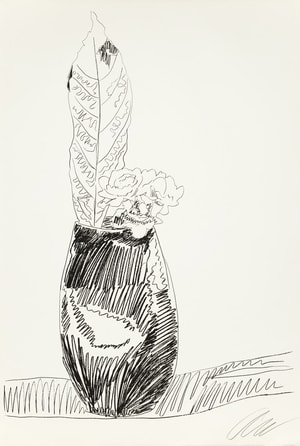 Andy Warhol - Flowers (Black and White) (FS II.105)