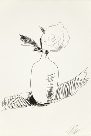 Andy Warhol - Flowers (Black and White) (FS II.109)