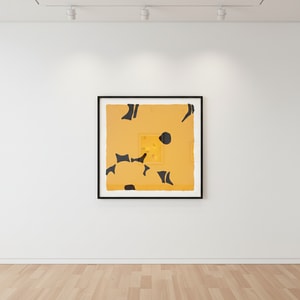 Donald Sultan - Yellow Poppies, Aug 17