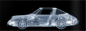 Nick Veasey - 1972 Porsche 911 Targa