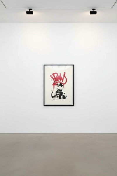 Banksy - Gangsta Rat (Signed), 2004