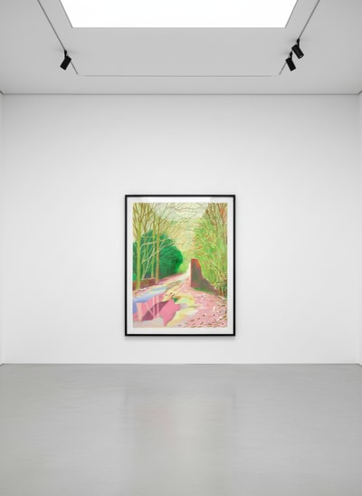 David Hockney - January 2nd, The Arrival of Spring in Woldgate, East Yorkshire, 2011
