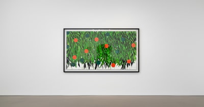 Donald Sultan - Orange and Green, June 17, 2021