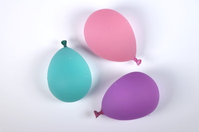 Dylan Martinez - Water Balloons Trio 1 - Light Green w/ droplets, Pink w/ droplets, Purple w/ droplets, 2026