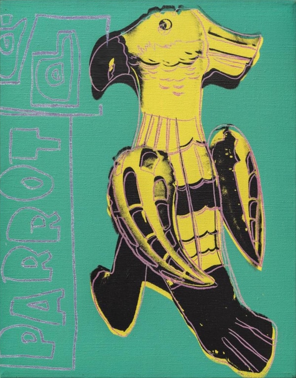 Andy Warhol - Parrot from Toy Paintings, 1983