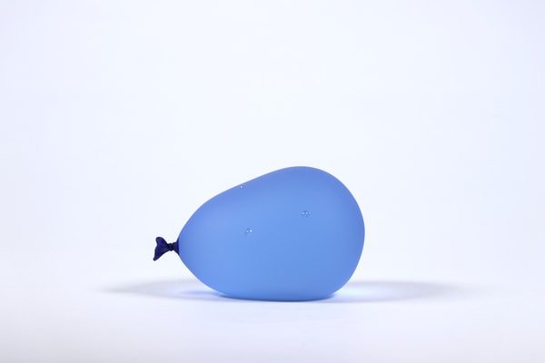 Dylan Martinez - Cool Breeze w/ droplets, Glass Sculptures - Hot Sculpted, Sandblasted, Acid Etched