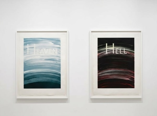 Ed Ruscha - Heaven/Hell, 1988
