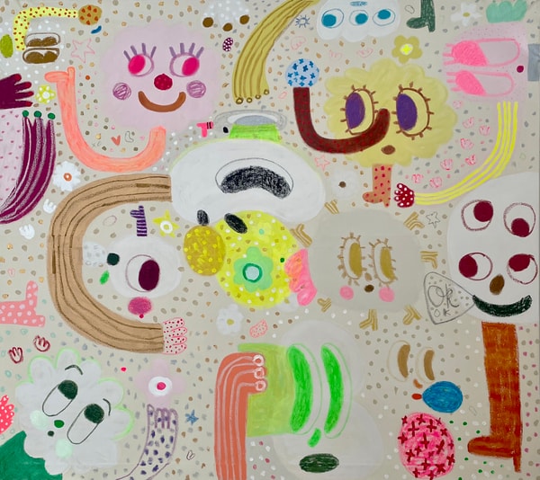 Fanny Brodar - Okok, 2026, Acrylic and oil on canvas