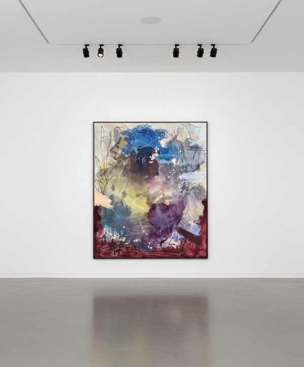 Fontaine Scarelli - Betazoid - The Heart That Hears Everything, 2025, Mixed media on canvas