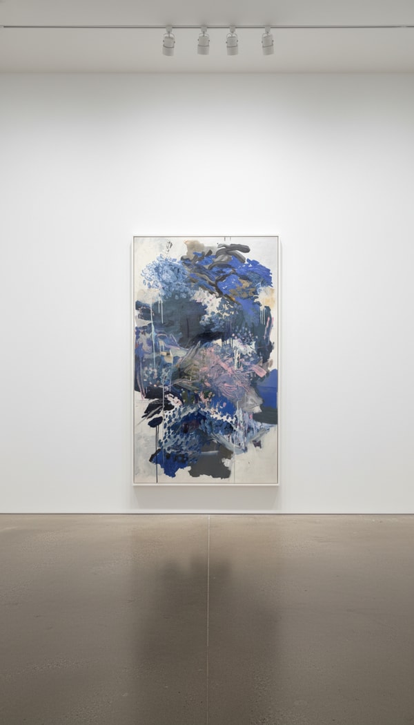 Fontaine Scarelli - Faction, 2026, Oil on paper mounted on canvas