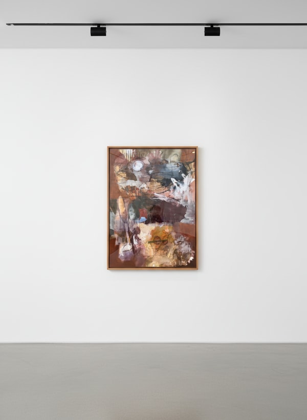 Fontaine Scarelli - Klingon- Fire Before Memory, 2025, Mixed media on canvas