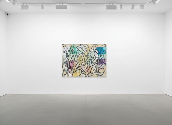 Hunt Slonem - Chinensis, 2018, Oil on Canvas 