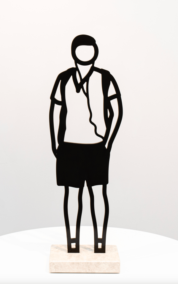 Julian Opie - Earphones (from Boston Statuettes), 2020