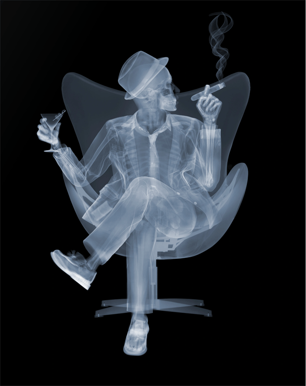 Nick Veasey - Rat Pack II, Framed Chromaluxe 