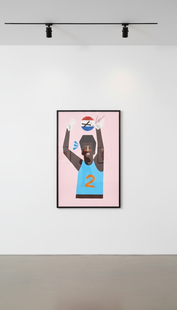 Nina Chanel Abney - Two Years and Counting, 2018, Relief print