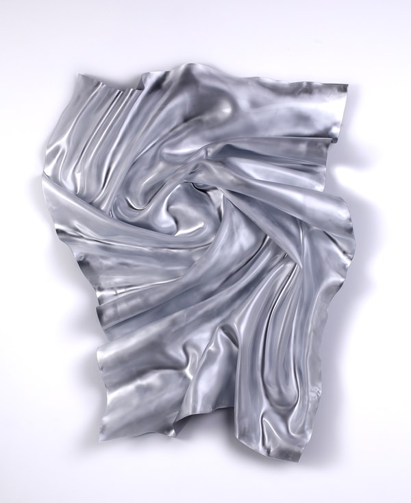 Paul Rousso - Eye Of the Storm, 2025, Acrylic Paint on Hand-Sculpted Thermoplastic Polyester