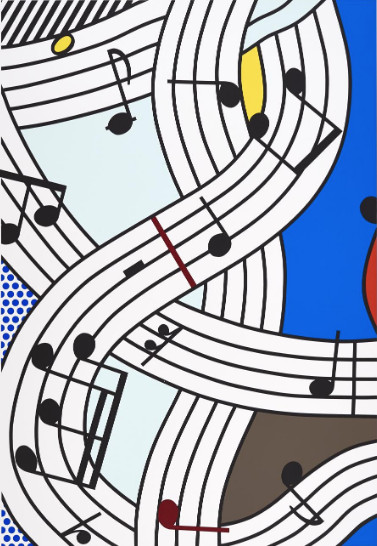 Roy Lichtenstein - Composition I (C. 297), 1996