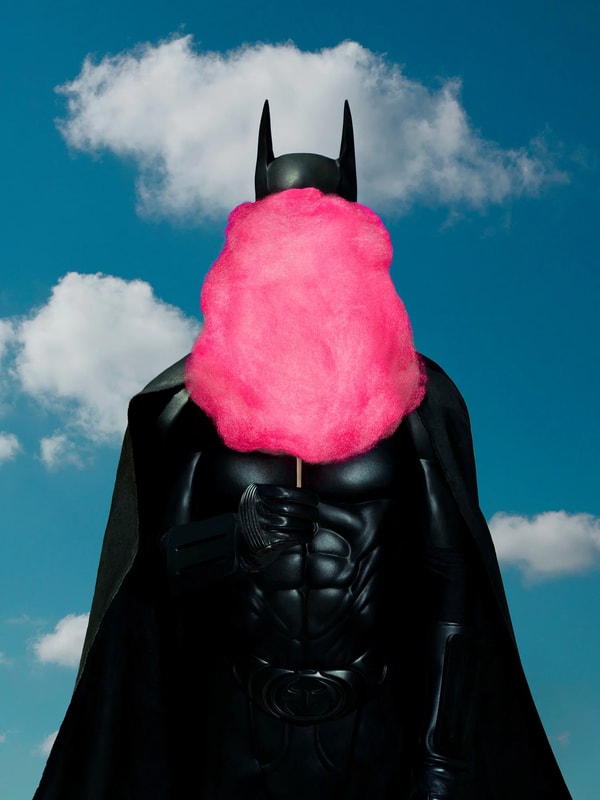 Sebastian Magnani - Daily Bat - Cotton Candy, 2023, Inkjet on Hahnemühle-Paper