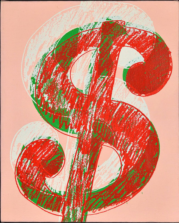 Andy Warhol - Dollar Sign, 1981