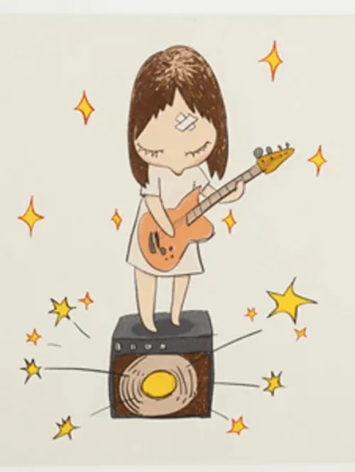 Yoshitomo Nara - Guitar Girl, 2003