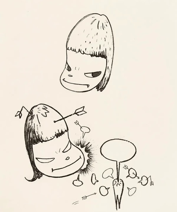 Yoshitomo Nara - Pain, 2002