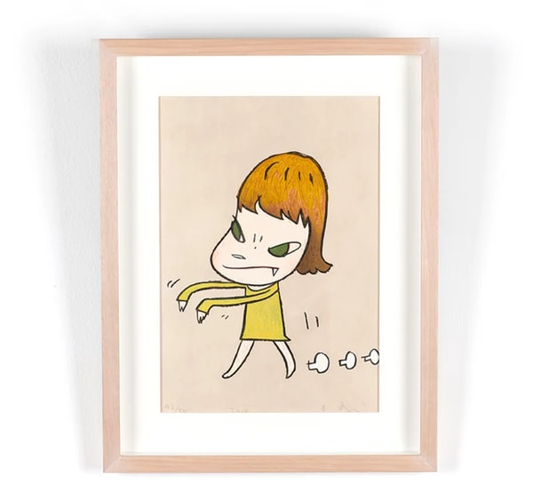 Yoshitomo Nara - Walk On, 2010, Ukiyo-e woodcuts on Japanese paper