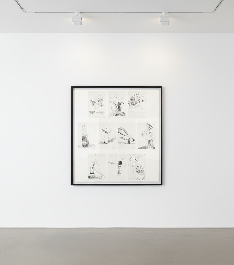 Andy Warhol Flowers (Black and White)