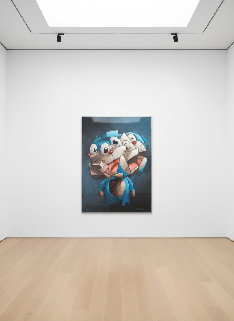 Mr Pinkbrush Fragmented Cubism