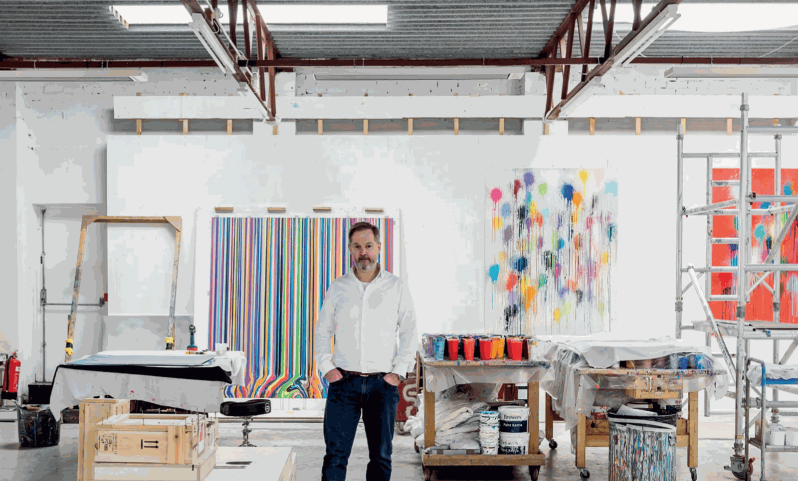 Ian Davenport: The Precision of Color in Motion