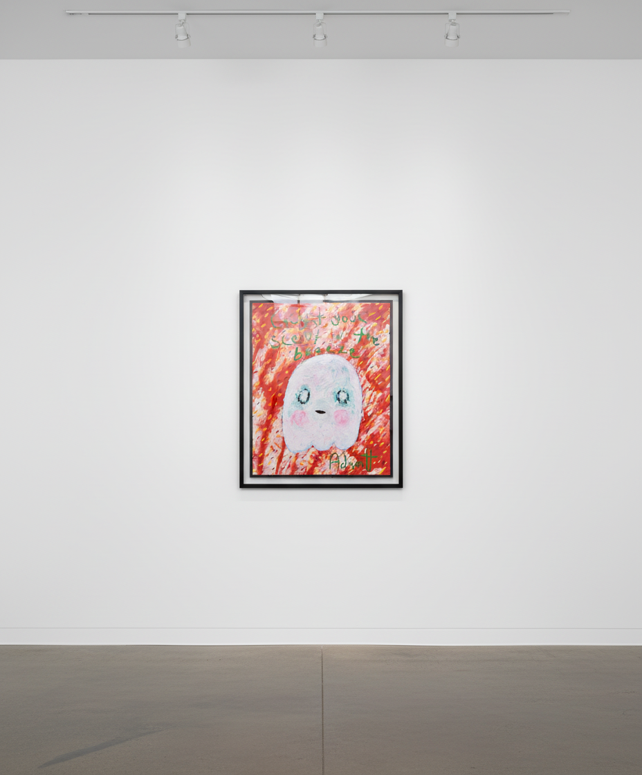 Adam Handler - Caught Your Scent Ghost, 2021, Oil stick on canvas