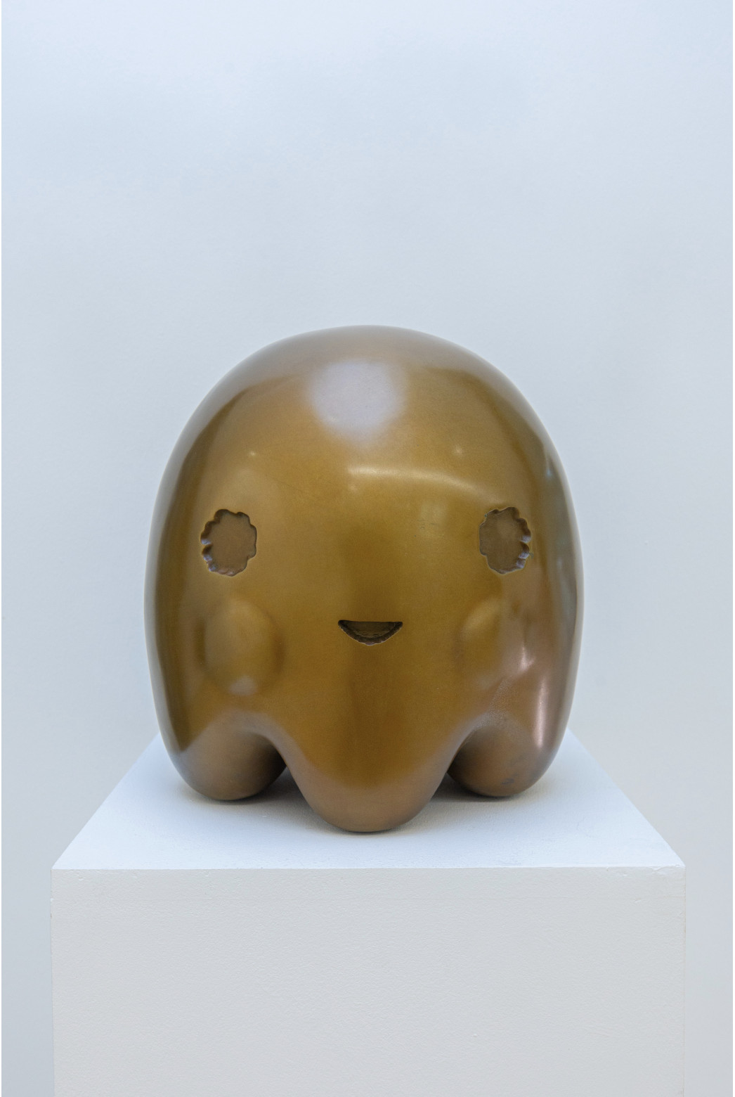 Adam Handler - Soft Love Sculpture (front), 2025, Bronze hand-cast sculpture