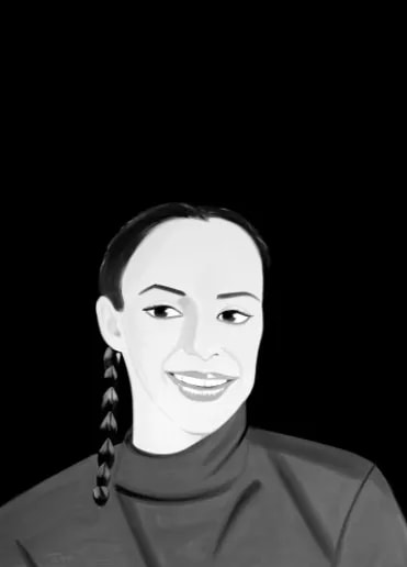 Alex Katz - Belinda, 2017, Archival pigment inks on Crane Museo paper