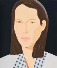 Alex Katz - Christy, 2013, Silkscreen in fifty-one colors