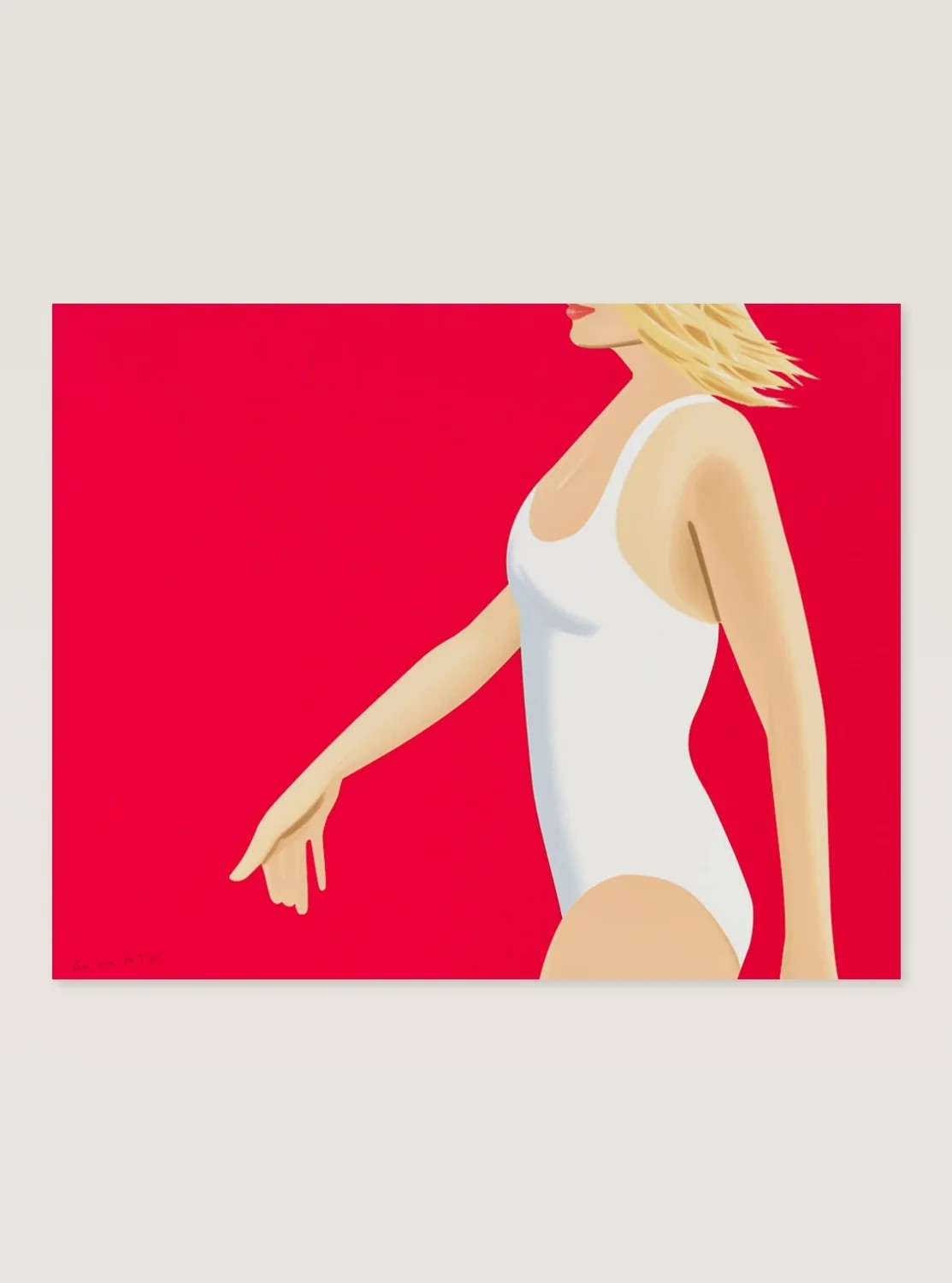 Alex Katz - Coca-Cola Girl 1, 2019, 20-color silkscreen on Saunders Waterford High White HP 425 gsm fine art paper