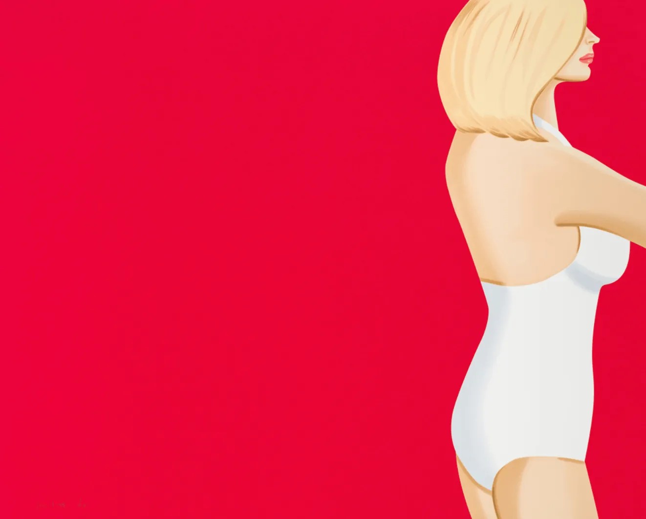 Alex Katz - Coca Cola Girl 3, 2019, 20-color silkscreen on Saunders Waterford High White HP 425 gsm fine art paper