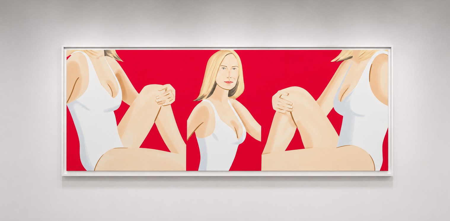 Alex Katz - Coca-Cola Girl 9, 2019, Silkscreen on Saunders Waterford, Hot Press, High White, 425 gsm fine art paper