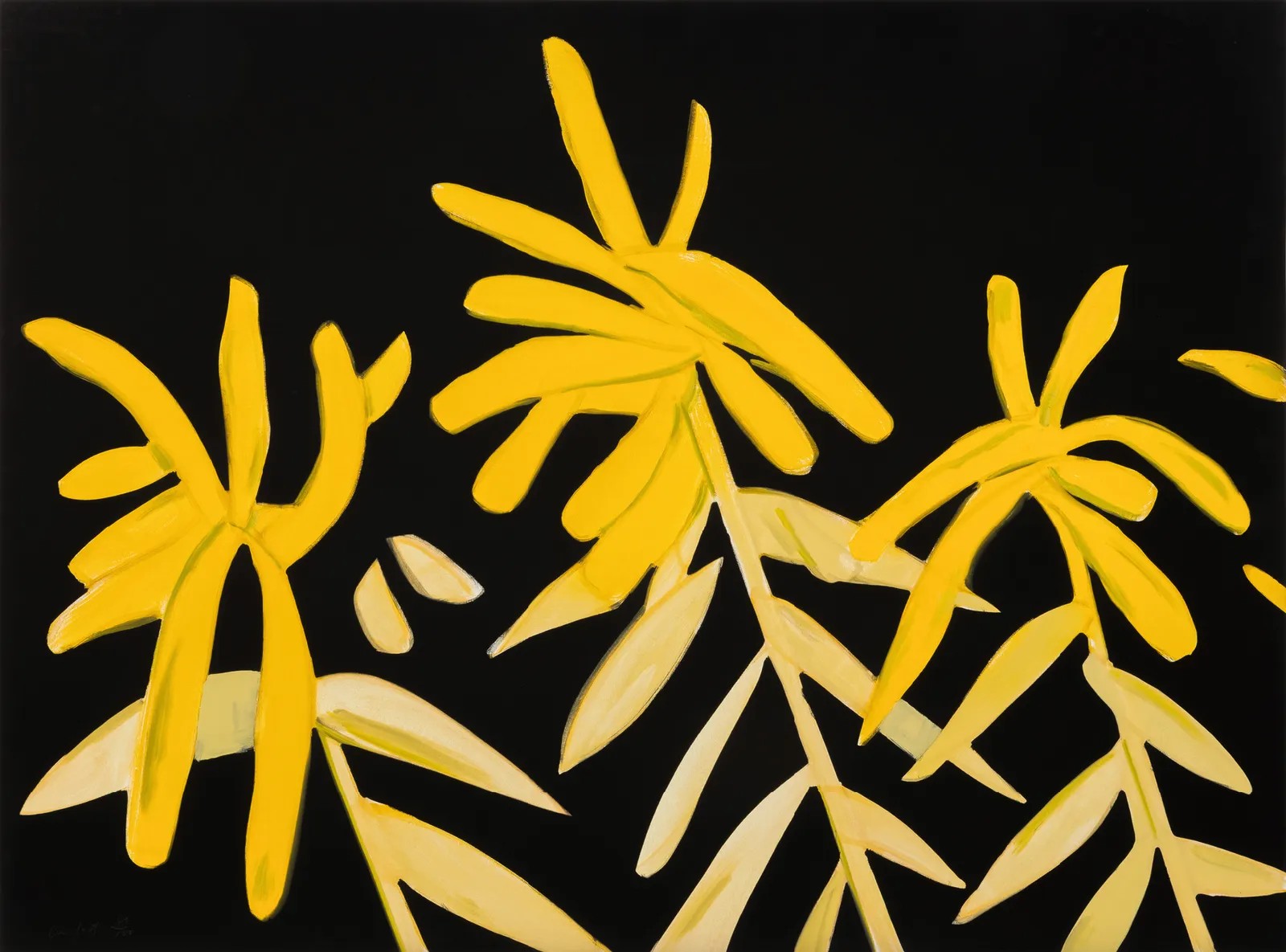 Alex Katz - Goldenrod, 2021, Archival pigment inks