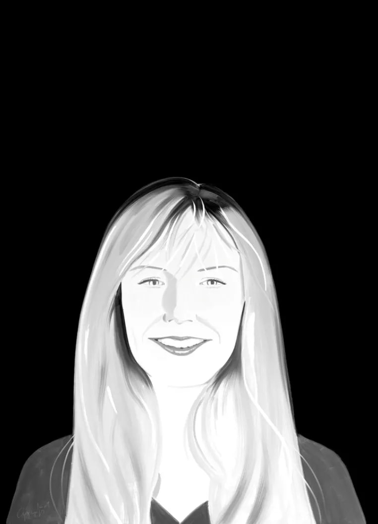 Alex Katz - Karen, 2017, Archival pigment inks on Crane Museo Max 365 gsm fine art paper